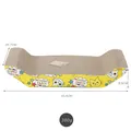 Tiragraffi curvo durevole per gatti in cartone ondulato con dimensioni e peso 380g - Arch