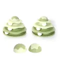Vierstufiges Katzendrehscheiben-Spielzeug in Grün für interaktives Spielen - 4 Stufen / OPP-Beutel / Eiscreme Grün