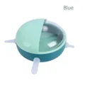 Blue bionic pet nursing feeder with silicone nipples for kittens and puppies in white background - Blue