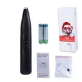 Kit professionale tagliapeli nero per animali a batteria con accessori per manutenzione - Set Batteria / Nero