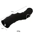 Giocattolo tunnel pieghevole per gatti nero con dimensioni 120cm x 25cm e peso 420g - Scafo S-Tube Nero