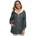 Veste chaude à capuche en polaire sherpa gris foncé pour femme variante SKU pro - S / Hauts / Gris foncé