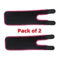 Adjustable sweat arm trimmers for women's fitness, 2-piece set, black and pink colors - Rose Red (1 Pair)