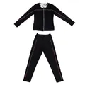 Ensemble de costume de sauna à manches longues pour femme pour le fitness. - S / Haut Et Bas / Ensemble Revêtu d'Argent