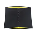 Professional men's sweat waist trainer belt for fitness and weight loss body shaper - S / Tops / Black/Yellow