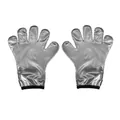 Gants de sauna argentés professionnels pour le fitness et le soin hydratant pour femme - Taille unique / Gants / Gants Revêtus d'Argent