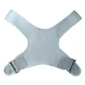 Adjustable gray X-shaped back posture corrector belt for men and women, invisible design - Gray