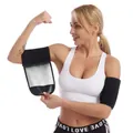Détail des brassards de sudation avec doublure polymère argentée pour le fitness - Doublure Argentée / Taille unique