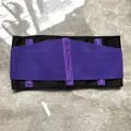 Atmungsaktiver Sport-Hüftgurt in Lila und Schwarz für die Bauchunterstützung - 3XL / Lila