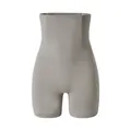 Pantalón reductor sin costuras de talle alto para control de abdomen postparto gris - Gris