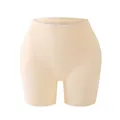 High-waist seamless hip dip pads and butt lifter tummy control underwear in beige - S / Nude