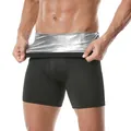 Short de sudation pour homme avec doublure en polymère d'argent pour le fitness - S / Bas / Revêtement argenté