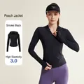 Giacca protettiva solare leggera e traspirante UPF 50+ da donna in nero fumo - Taglia S / Top / Nero Fumo di Nuvola