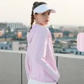 Veste de protection solaire à capuche rose respirante pour activités d'été - Rose Dynamique / 2XL