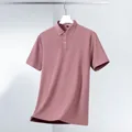 Atmungsaktives und bequemes Herren-Poloshirt mit kurzen Ärmeln in elegantem Altrosa - XL / Oberteil (PY29) / Aprikose