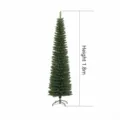 Árbol de Navidad artificial de lápiz verde de 1,8 m con soporte de metal - Árbol Lápiz Verde / 1.8m 360 Puntas