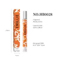 Parfum élégant pour femme 35ml format tube avec arôme boisé et boîte florale - Vigne Orange Arôme Boisé (HB0028) / 35ml