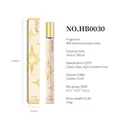 Parfum tube à essai aux notes boisées lactées dans une boîte à motifs d'étoiles - Étoile Jaune Lait Boisé (HB0030) / 35ml