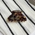 Large acetate hair claw clip with tortoiseshell pattern for elegant hair styling. - Shark Clips / Medium-7cm / Tortoise