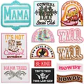 Lot d'écussons brodés de style cowboy occidental pour la décoration de vêtements - Lot de 13 Style A
