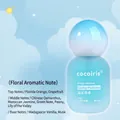 Bottiglia di profumo rotonda blu minimalista da 15 ml per donna con profumo floreale - Profumo Fortunato (C517)