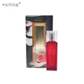 Parfum longue durée aux phéromones Waiting pour femme en flacon de verre rouge - 35ml / Passion d'Amour Vrai-Rouge (Fort)