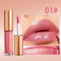 BMBN pearlescent shimmer lip gloss in shade 01 for a moisturizing mirror finish effect. - No.01