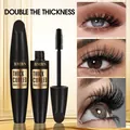 Close-up of BMBN thick curled mascara showing dramatic lash volume and length - B6893 Black / Black