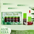 Professional set of six Aloe Vera lip tints in a premium green themed display box - 6-Color Lipstick Set (TW1006)