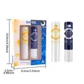Set de bálsamos labiales DK'DE Día y Noche con barras de 3,8g y dimensiones - Colección de Bálsamos Labiales Uso Día y Noche (DK-1015) / Paquete de Dos Piezas