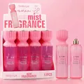 Detalle del frasco de fragancia rosa Bosuya, 250ml de capacidad con vaporizador - Estilo 1 (B2241-1)