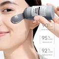 Model applying Bosuya Alaska Volcano Pore Clay Stick to reduce acne and tighten pores - Volcano Clay (B2240-4) / Dark Gray