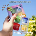 ADMD 4-piece fruit lip balm set for deep moisturizing and restoring healthy pink lips - Fruit Lip Mask Set (A994#) / Set of 4