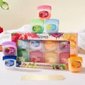 ADMD 8-piece fruit flavored moisturizing lip balm set for intense daily lip care - Lip Balm 8-Piece Set (B881)