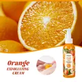 Bosuya orange exfoliating body cream with moisturizing and deep cleansing formula - Orange Flavor