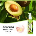 Bosuya avocado exfoliating cream gel for deep body cleansing and intense moisturizing care - Avocado Flavor