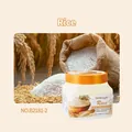 BOSUYA Scrub corpo al riso e zucchero per esfoliazione profonda e idratazione da 350g - Beige Grande