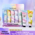 Set regalo 5 pezzi crema mani profumata Bosuya per idratazione profonda e morbidezza - Kit Crema Mani Profumata (B2149)