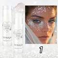 Stick glitter arcobaleno Bosuya per viso capelli e corpo trucco nella tonalità numero 01 - 01# Arcobaleno