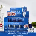 Set de aceite labial hidratante Bosuya para una hidratación intensa y labios más suaves - Tubo Azul Americano (Set) / Juego de 24