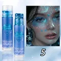 Barra de purpurina azul brillante para cara y cuerpo, variante serie Star número 05 - 05# Azul