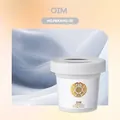 Pot de diffuseur d'arômes de voiture FORMBO longue durée avec emblème floral doré - Parfum OIM / Blanc (FBXX010-25)