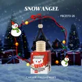 FORMBO Weihnachts-Auto-Lufterfrischer-Anhänger mit Schneemann-Design und Holzkappe - 8ml / Schneemann-Stil (FBCZ073-25)