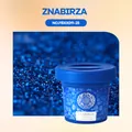 Diffuseur d'aromathérapie voiture FORMBO bocal bleu avec motif floral très élégant - Parfum ZNABIRZA / Bleu Foncé (FBXX011-25)
