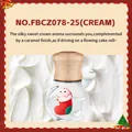 Weihnachtsauto Parfümflasche mit Cremegeruch und süßem Kaninchendekor SKU FBCZ078 - Cremiger Duft / Weihnachtssocken Hase Stil (FBCZ078-25)