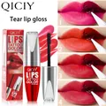 QICIY 4-color waterproof tear-off lip gloss with matte finish and step by step guide - QZY-1128