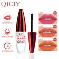 Detailed view of QICIY peel-off tattoo lip gloss swatches in shades #01, #02, and #03 - Peel-Off Lip Gloss (QZY-1112)