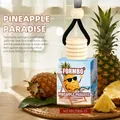 Désodorisant de voiture FORMBO à l'ananas, bouteille suspendue avec 8ml de parfum. - Parfum Pineapple Paradise (FBCZ068-25)