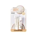 BOSUYA Rice Extract Color-Changing Lip Balm and Pearlescent Lip Gloss Skincare Set - Large Beige
