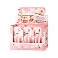 BOSUYA 2-piece lip care set featuring color-changing balm and pearlescent lip oil - Peach (24 Sets Display Box)